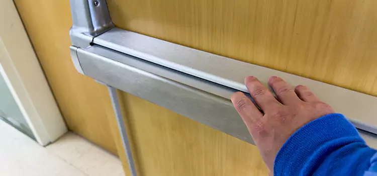 Installing a Push Bar on a Door Bradenton